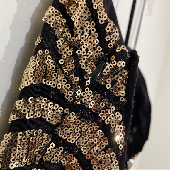 H:ours Lexie Midi Dress in Gold size XS - Picture 13 of 17